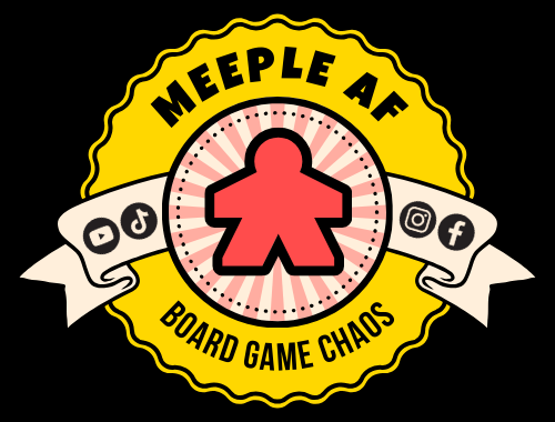 Meeple AF - Board Game Reviews Logo